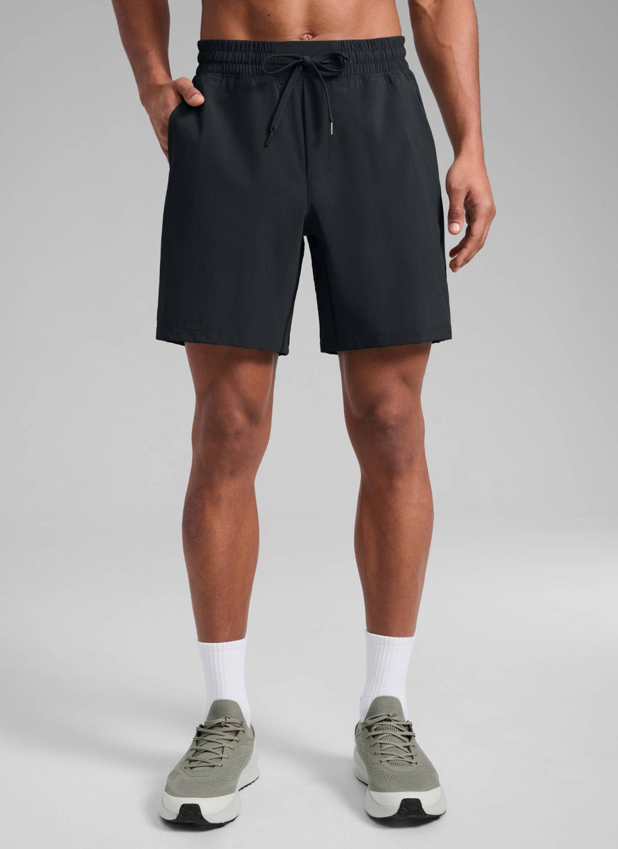 CRZ YOGA Men's Train Classic Fit Feathery-Fit Linerless Shorts 7
