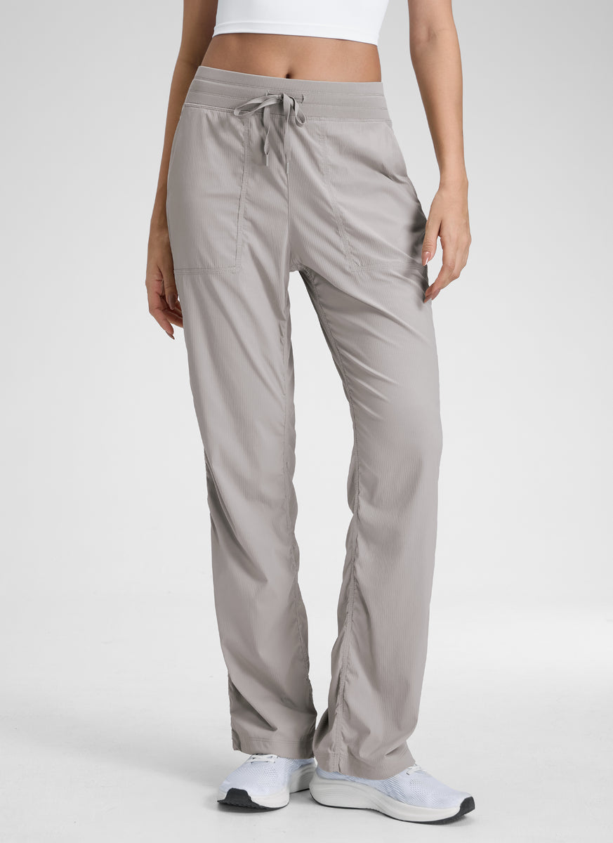 CRZ YOGA Lightweight Workout Pants for Women Straight Leg 30