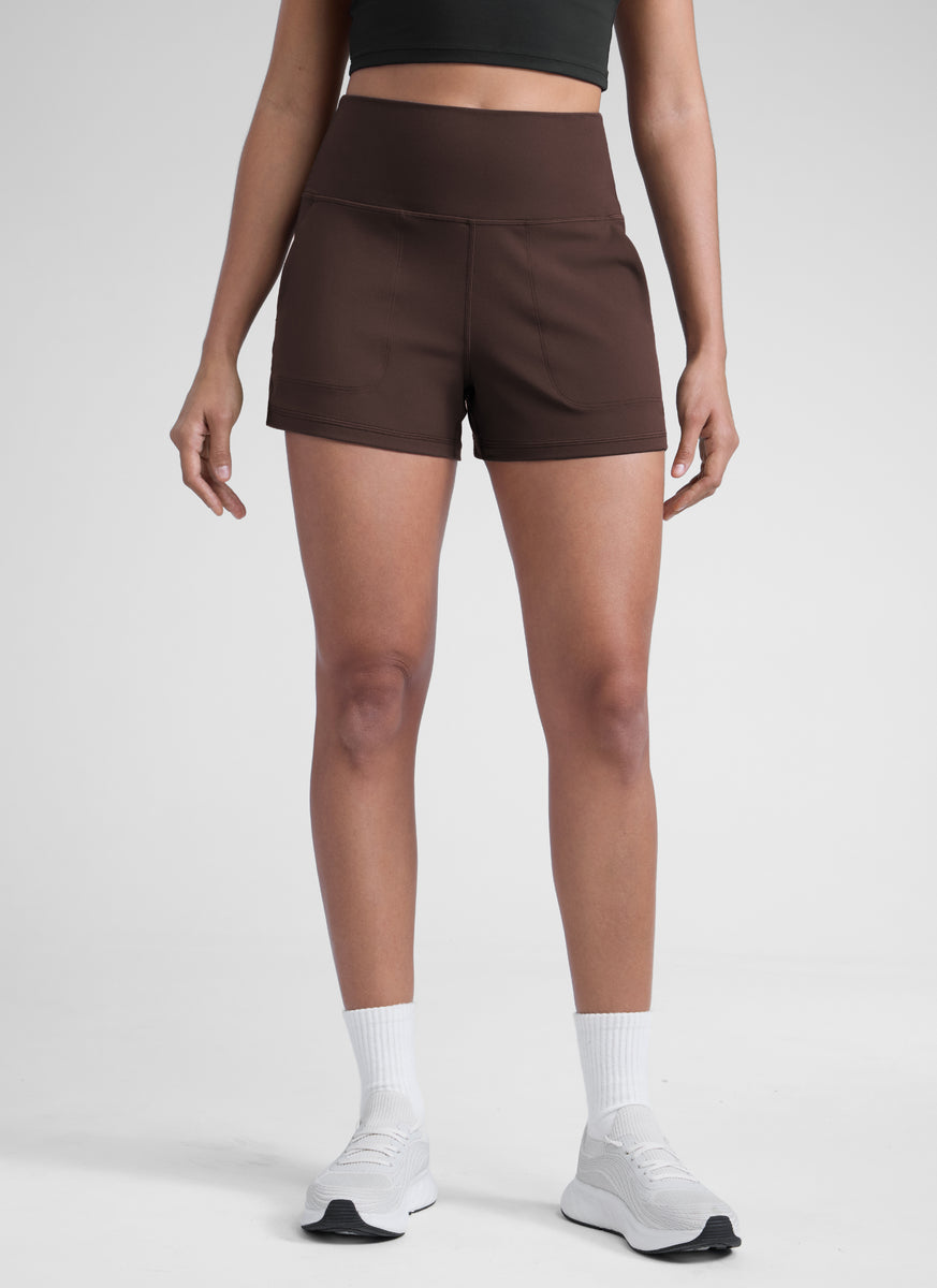 CRZ YOGA Women Butterlift High Waisted Shorts with Pockets