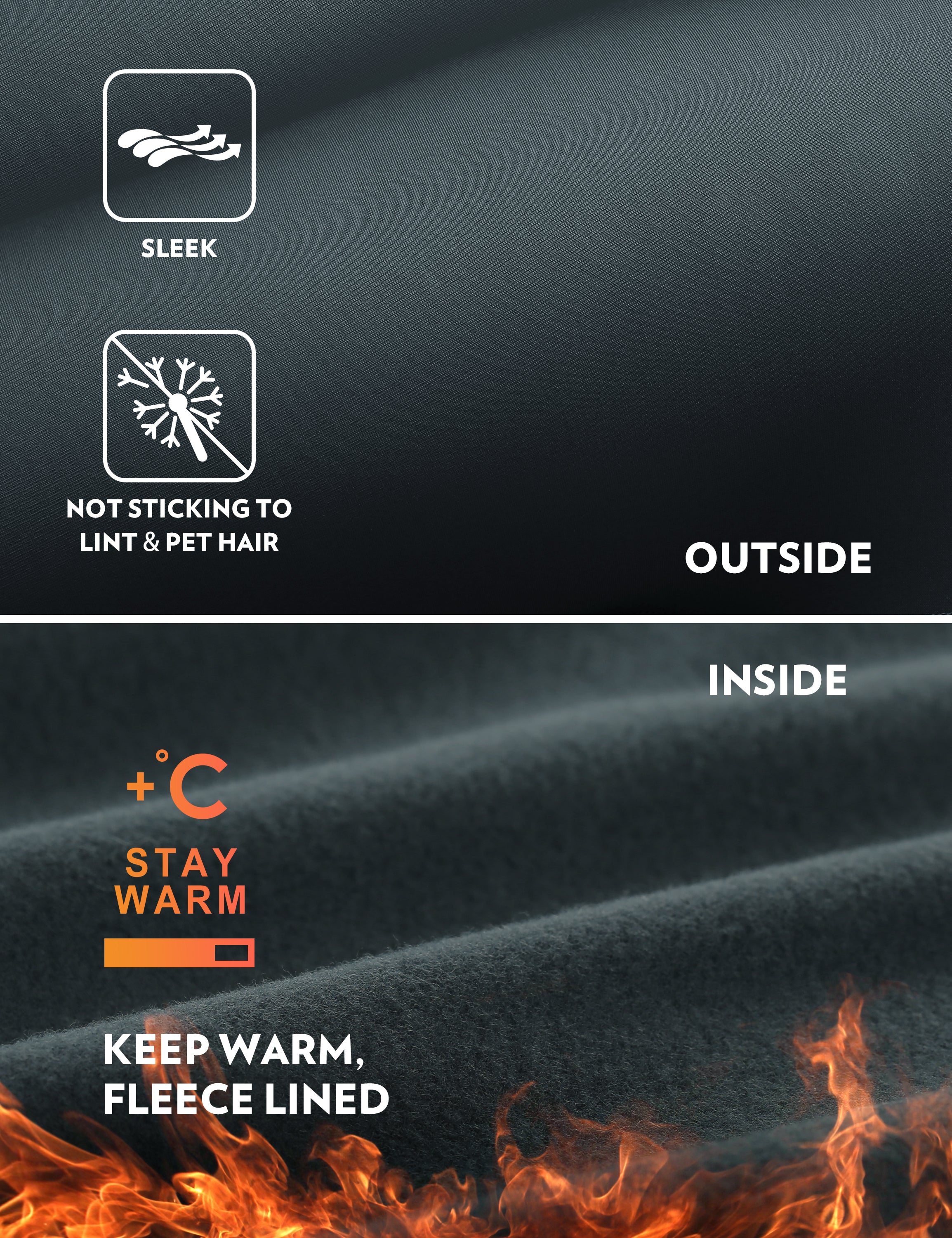 CRZ YOGA Women's High Rise Thermal Fleece Lined Pocket Legging II 25'' Tie Dye Smoke Ink