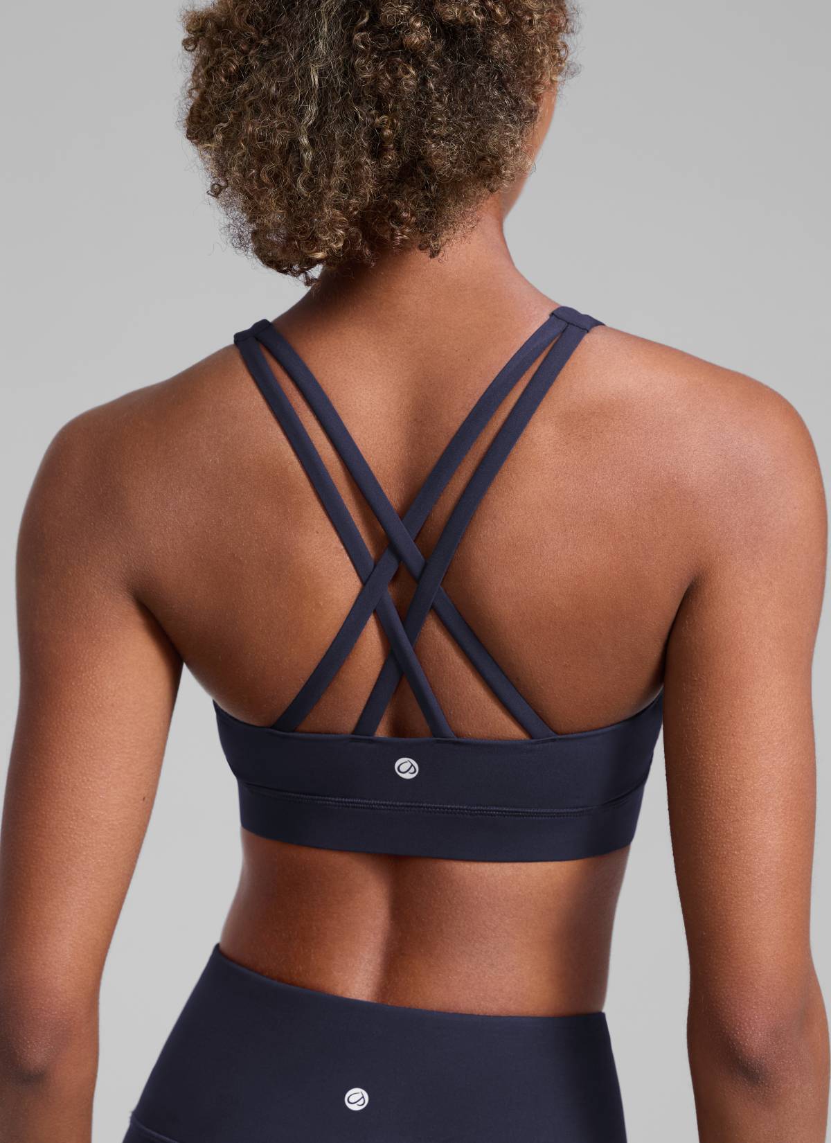 CRZ YOGA Women's Yoga Training Medium Support Nakedfeel Bra Cross