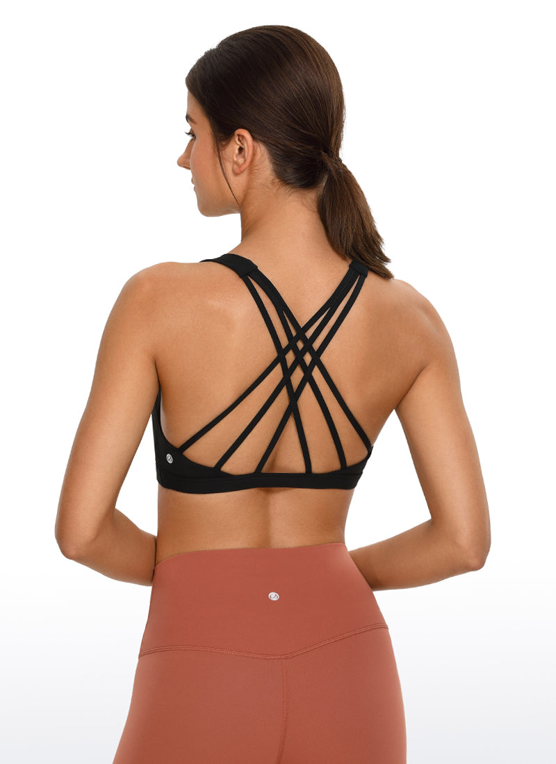 Brushed Nakedfeel Bra Criss Cross Back