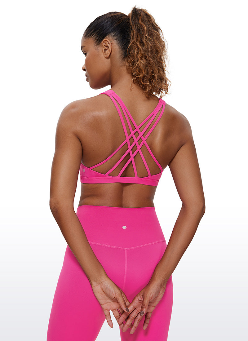 Brushed Nakedfeel Bra Criss Cross Back