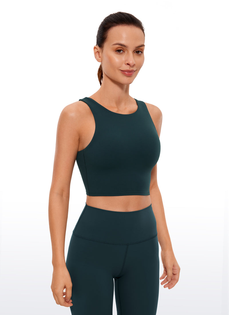 Butterluxe High Neck Racerback Tank