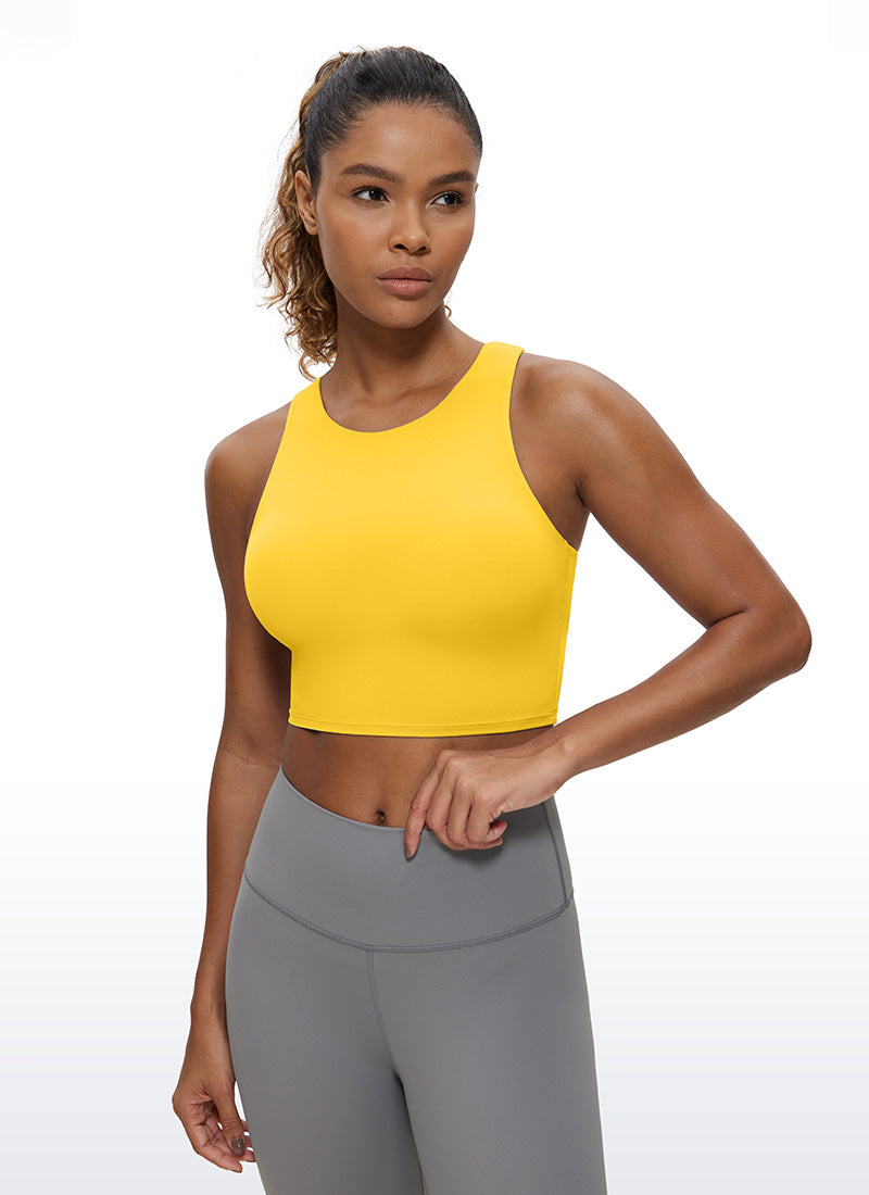 Butterluxe High Neck Racerback Tank