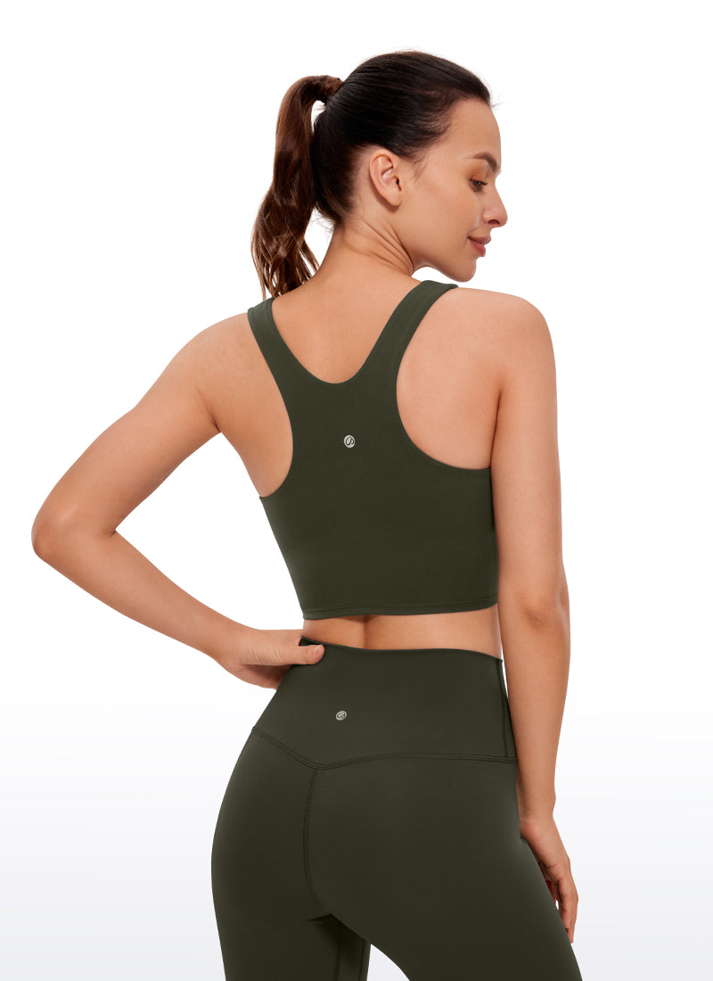 Butterluxe High Neck Racerback Tank