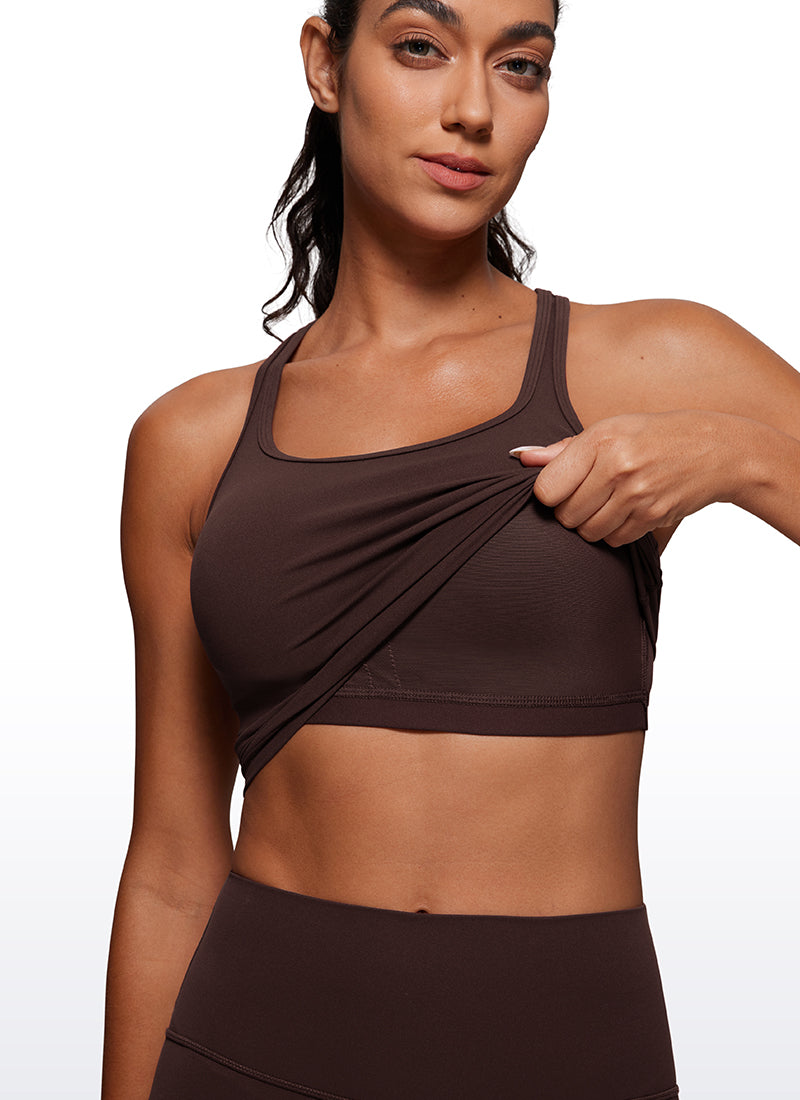 Butterluxe Racerback Built in Bra Tank