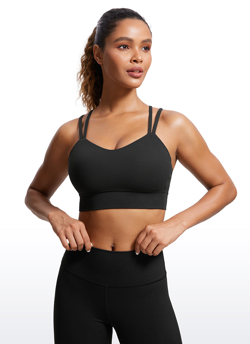 Butterluxe Molded cups Criss Cross Sports Bra