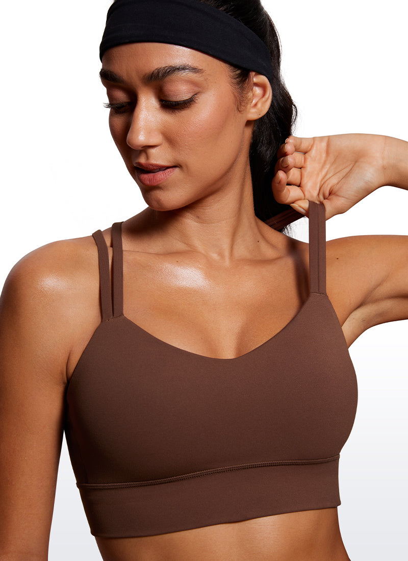 Butterluxe Molded Cups Sports Bra Criss Cross