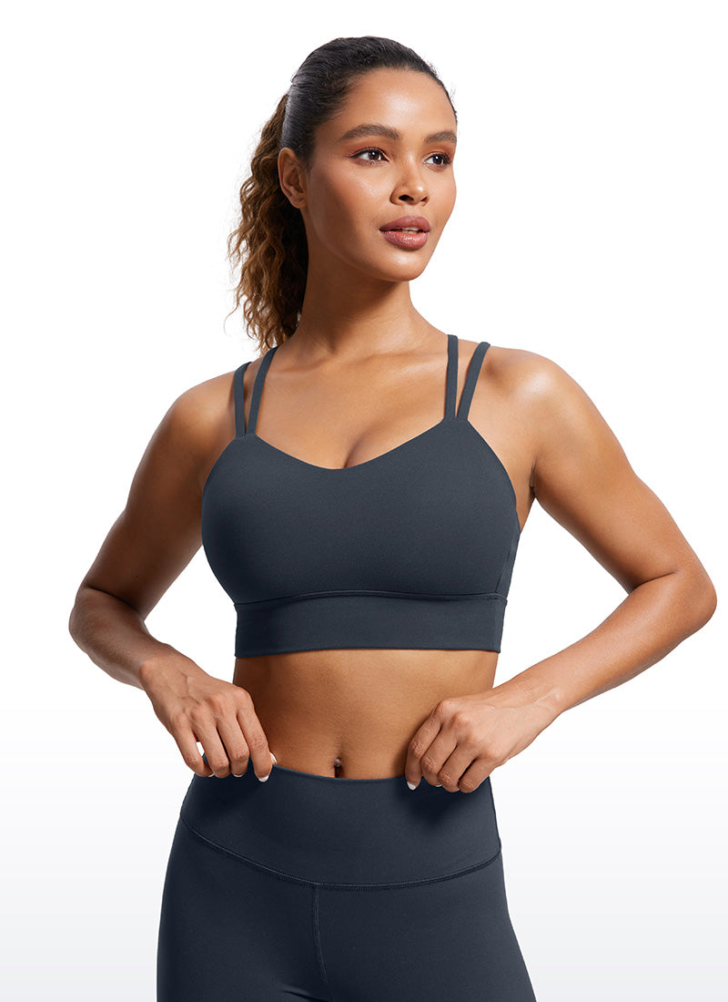 Butterluxe Molded Cups Sports Bra Criss Cross