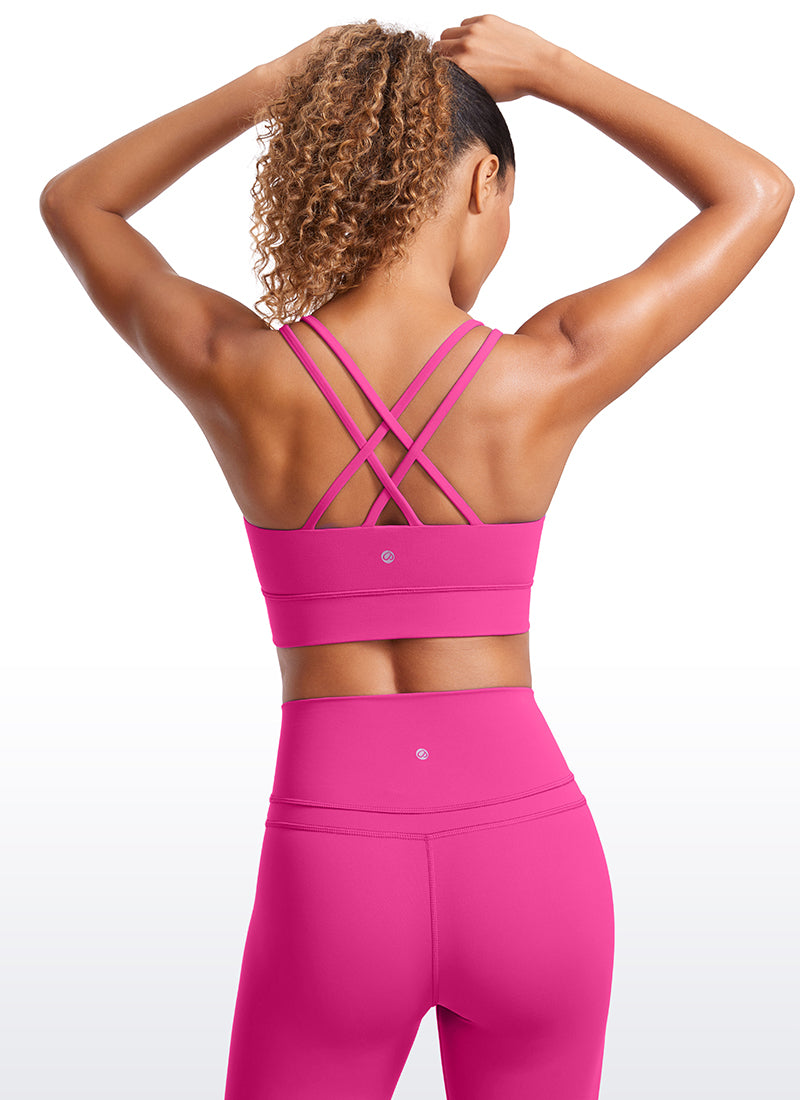 Butterluxe Molded cups Criss Cross Sports Bra