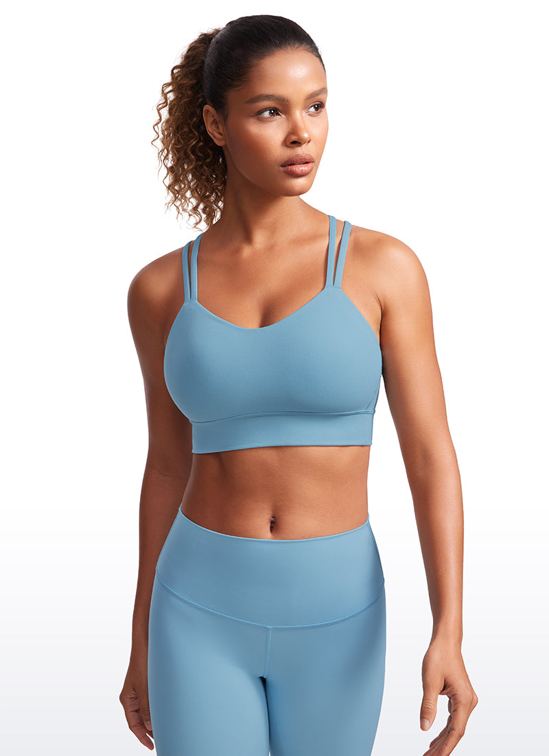 Butterluxe Molded Cups Sports Bra Criss Cross