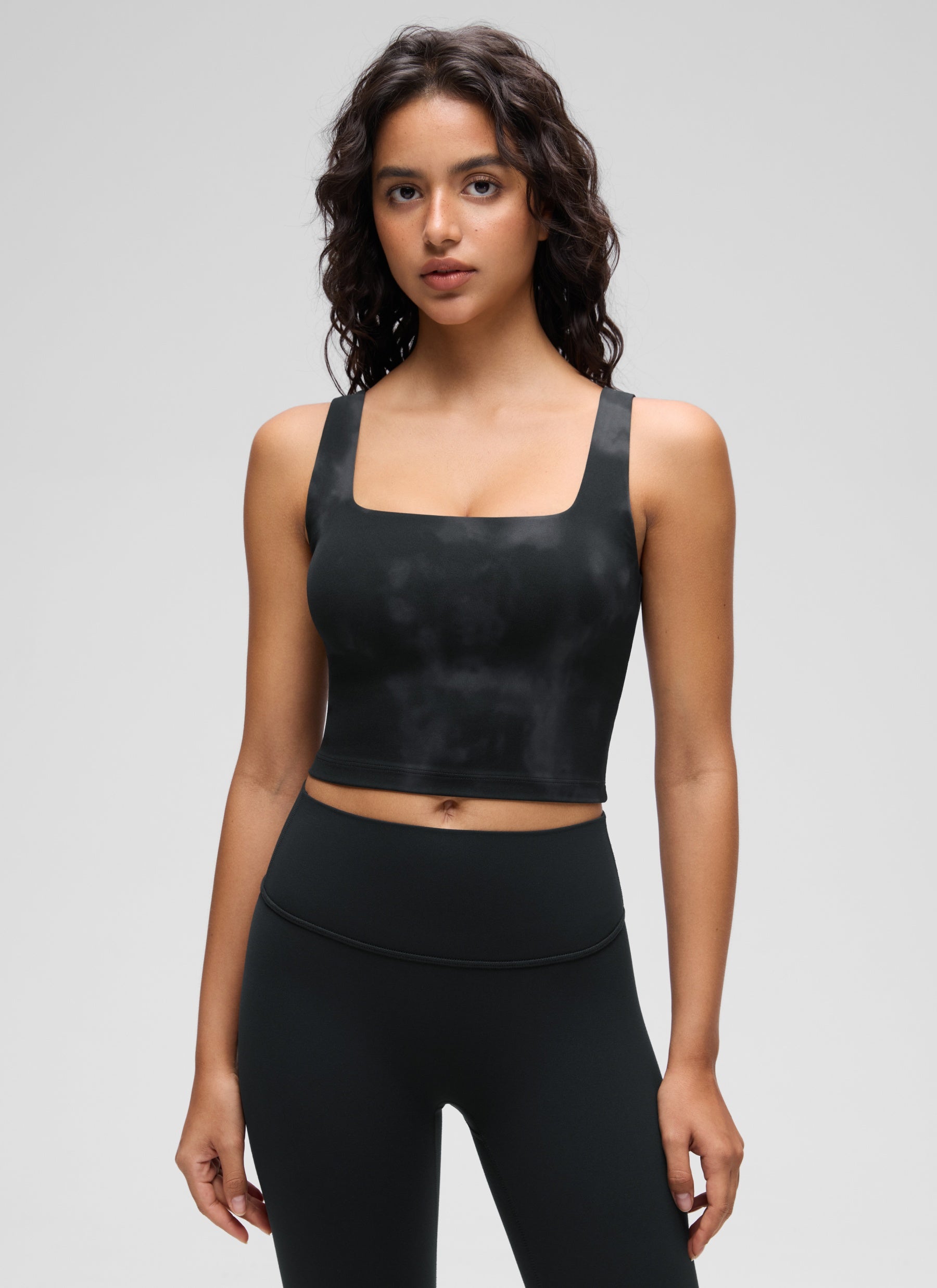 CRZ YOGA Women's Yoga Low Impact Butterluxe Longline Bra Square