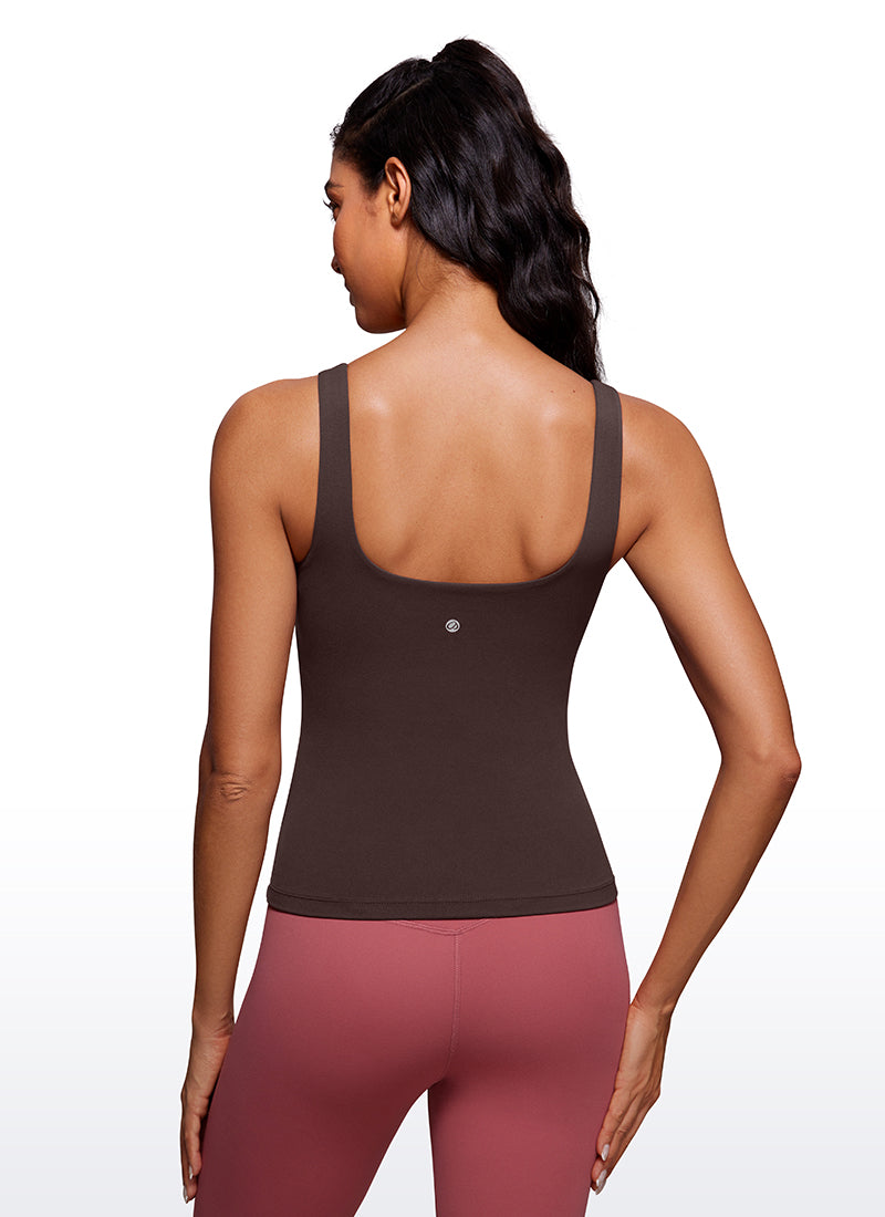 Butterluxe U Neck Built in Bra Tank
