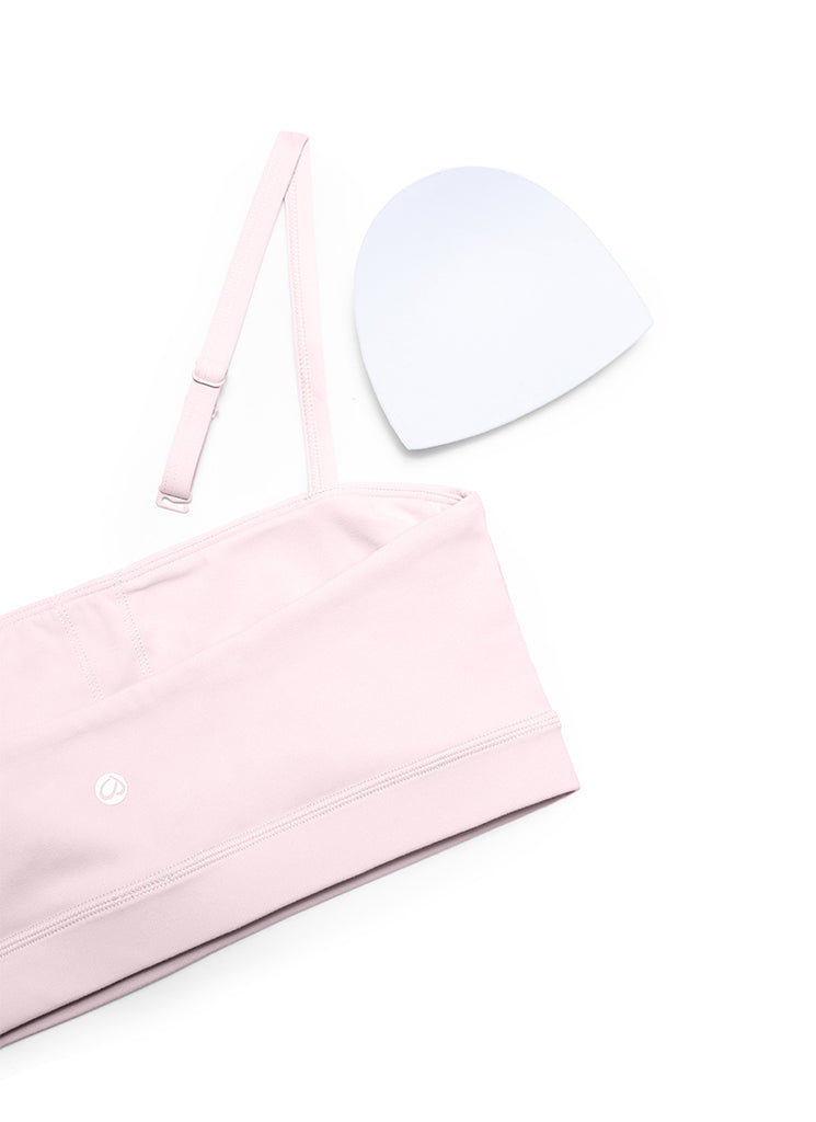 CRZ YOGA Womens Butterluxe  Adjustable Spaghetti Thin Strap Sports Bra Mojave Tan