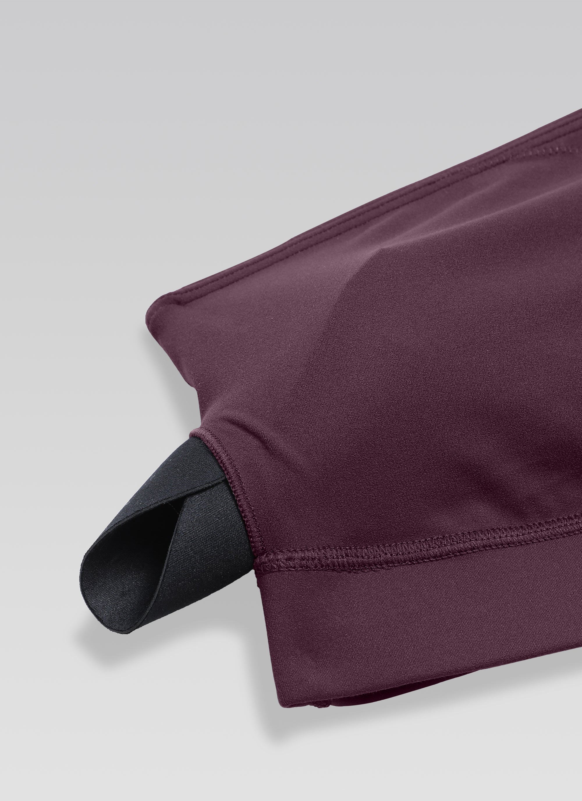 CRZ YOGA Butterluxe Womens One Shoulder Sports Bra Asymmetrical Padded Deep Purple