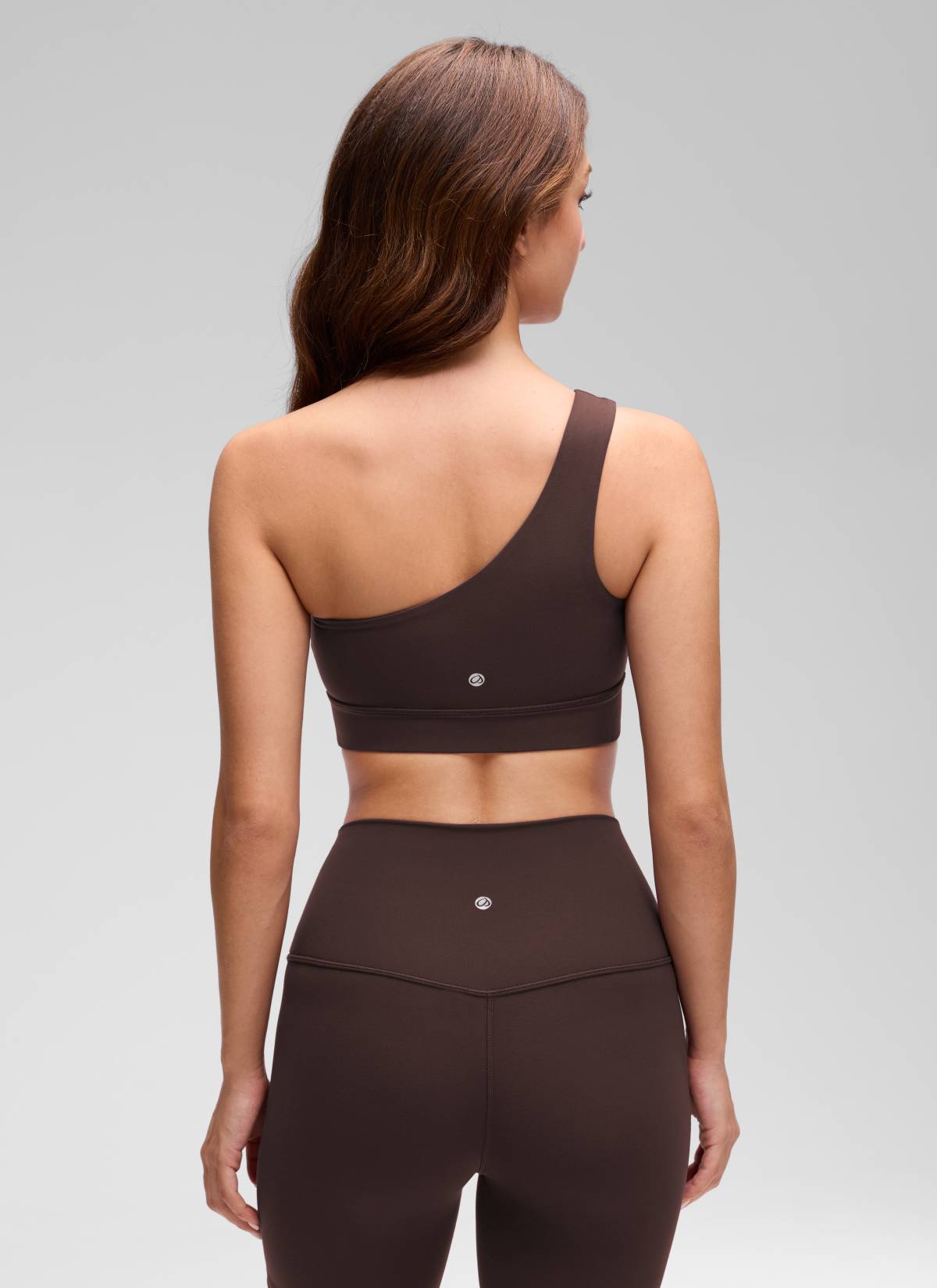 CRZ YOGA Butterluxe Womens One Shoulder Sports Bra Asymmetrical