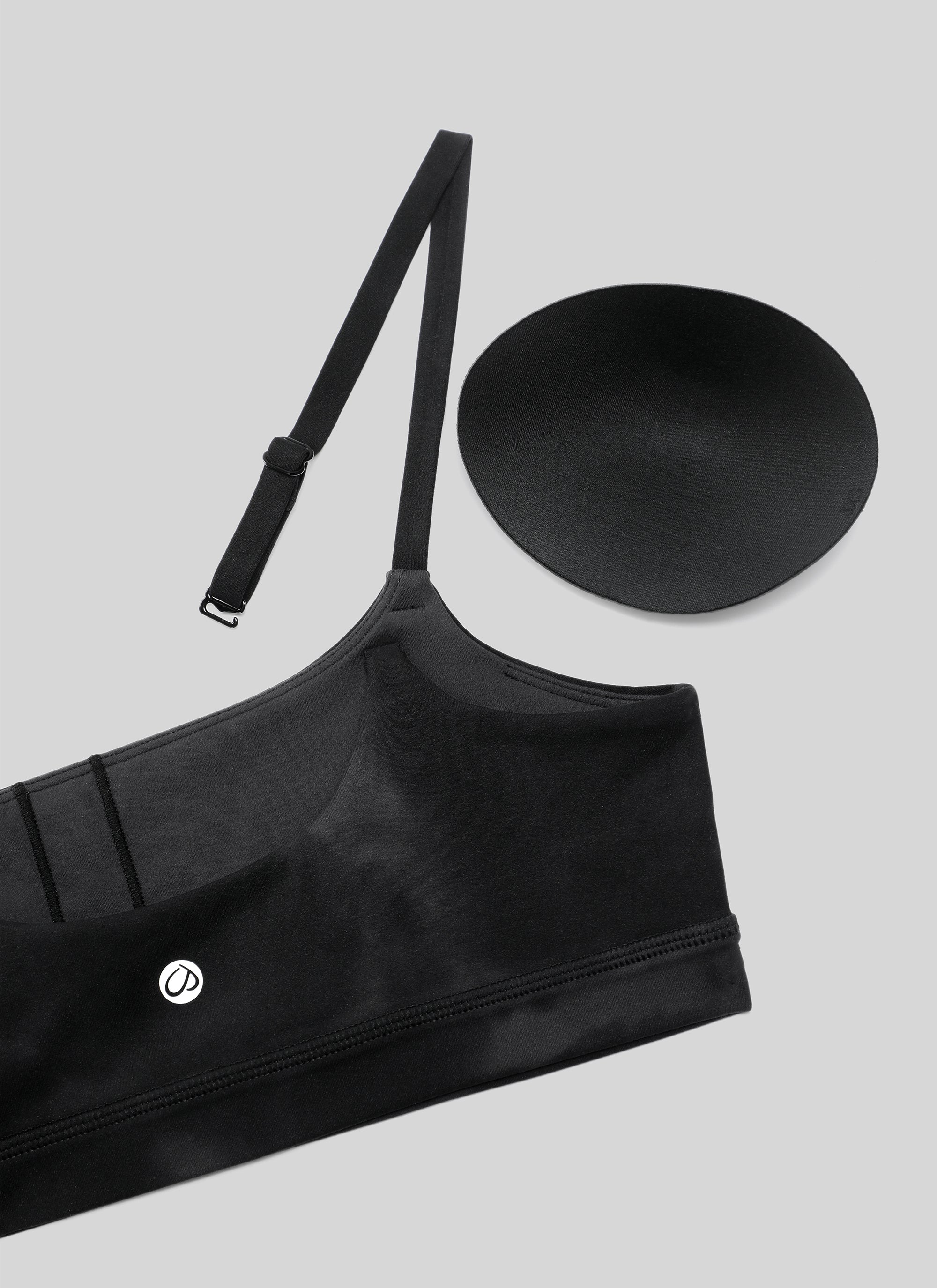 CRZ YOGA Womens Butterluxe Adjustable Spaghetti Strap Scoop Neck Bra Belgian Blue