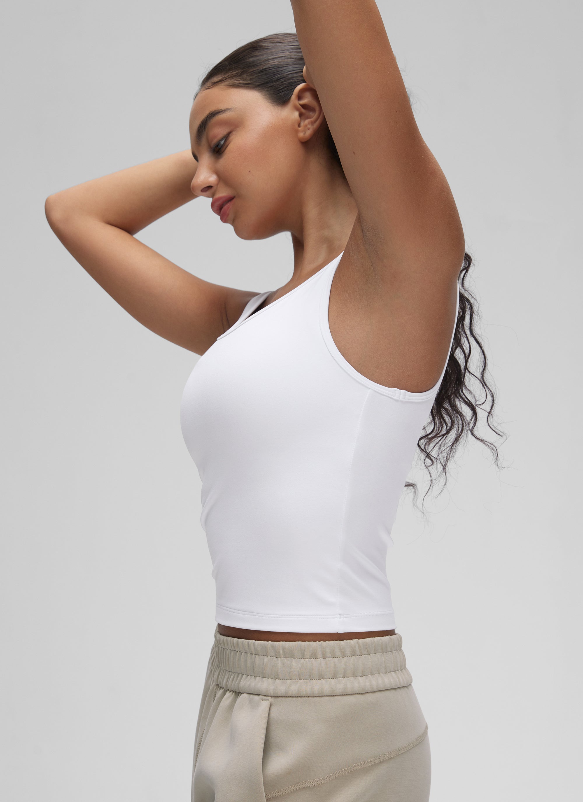 CRZ YOGA Women's Yoga Butterluxe Tight Fit Tank Tops Racerback