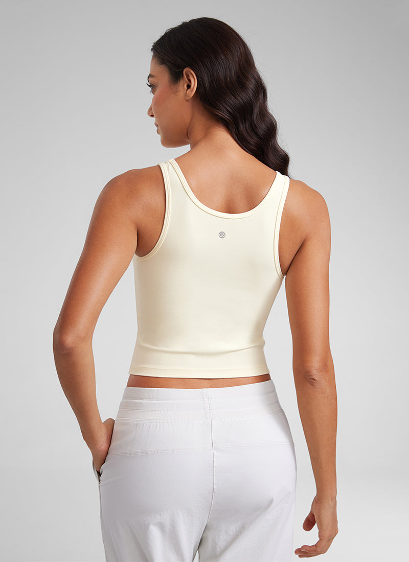 CRZ YOGA Women's Yoga Butterluxe Tight Fit Tank Tops Racerback