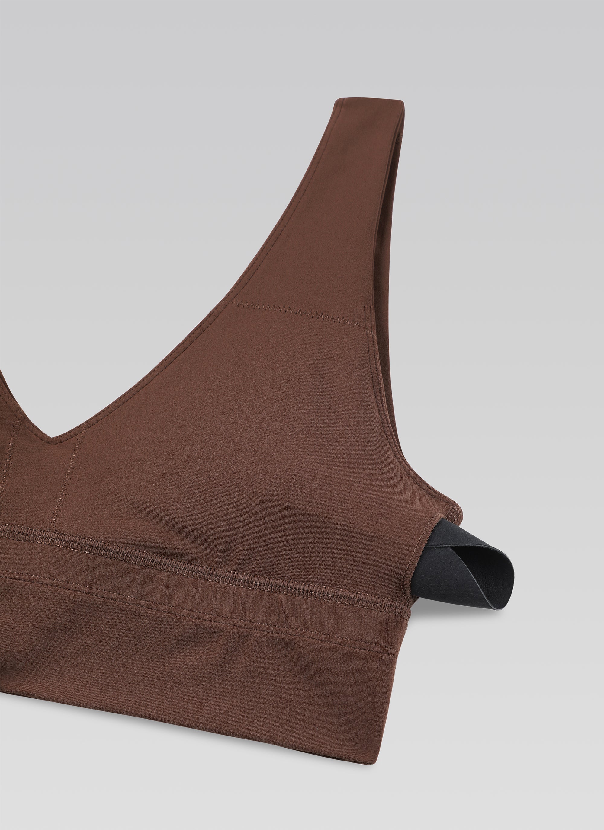 Butterluxe Deep V Neck Longline Sports Bra
