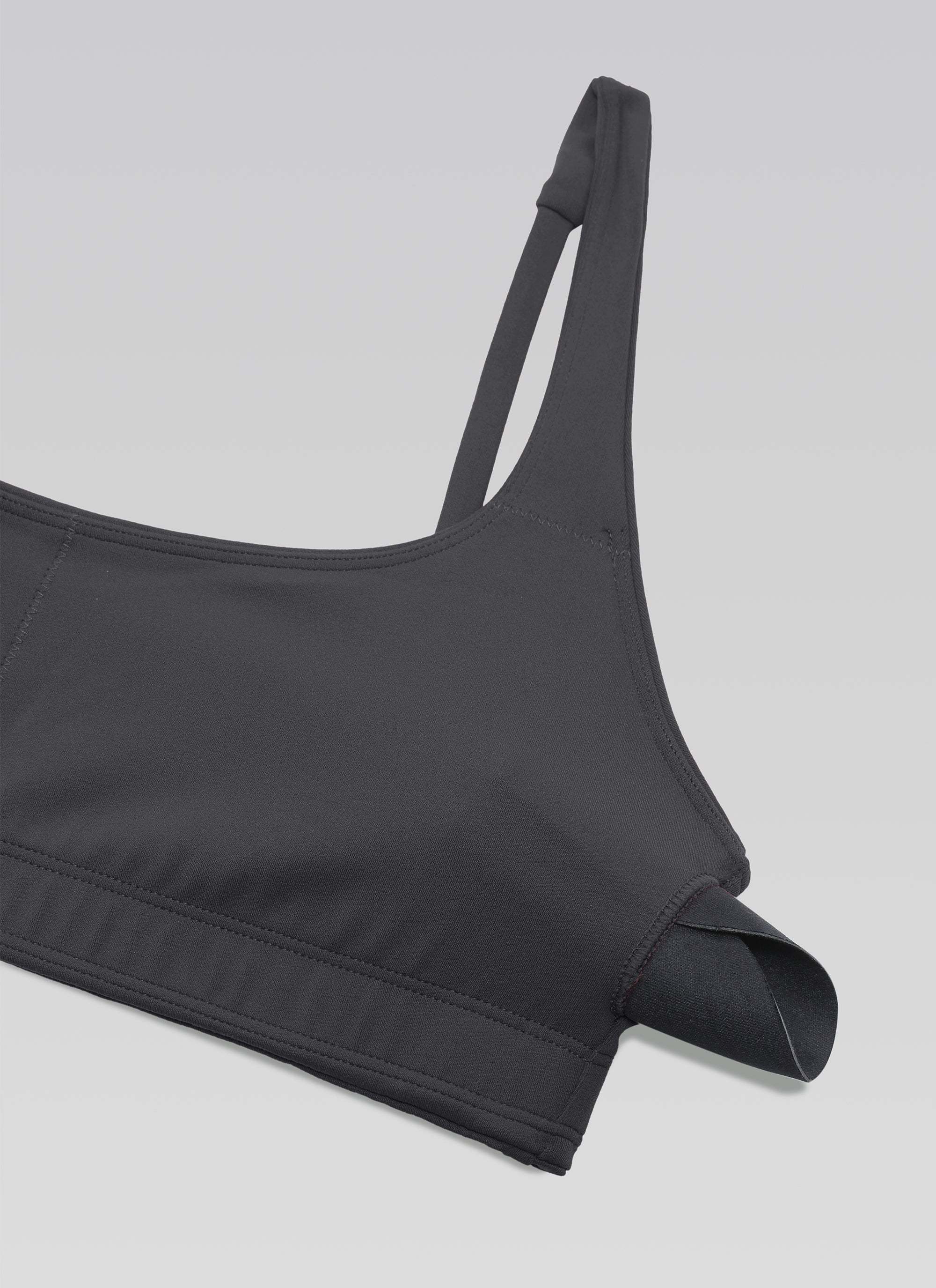 CRZ YOGA Women Butterluxe Square Neck Cami Padded Mini Bra Hot Fudge Brown