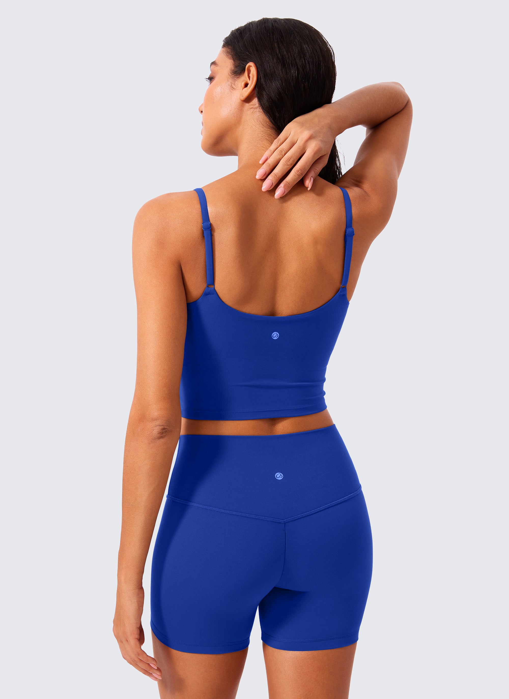 Butterlift Scoop Neck Cropped Build-in Bra Tanks