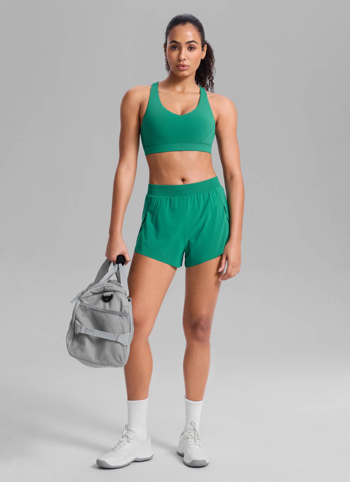 ウエイトトレーニング GEL-BREEZE CRZ YOGA Womens Butterbreeze Padded V Neck Sports Bra Training