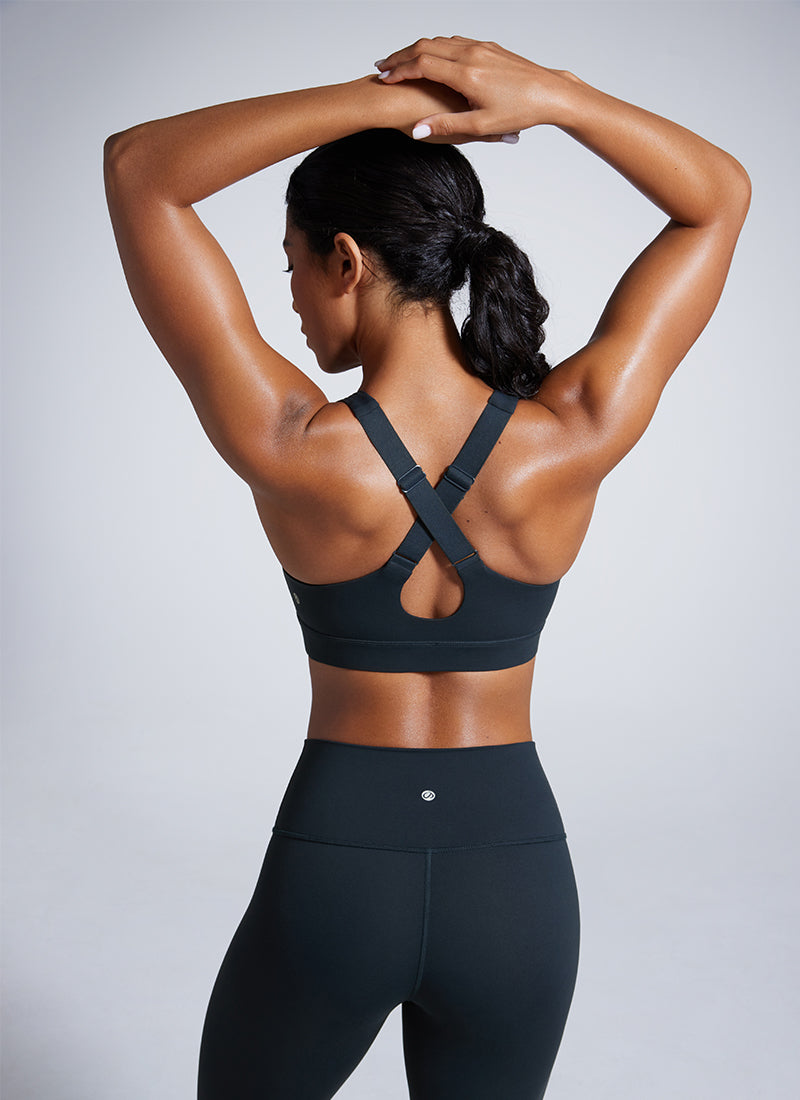 Butterbreeze V Neck Sports Bras Adjustable Straps