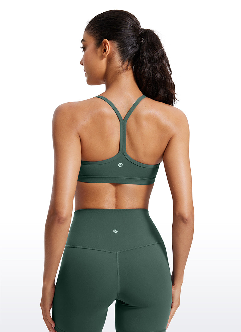 Butterluxe Ruched V Neck Sports Bra