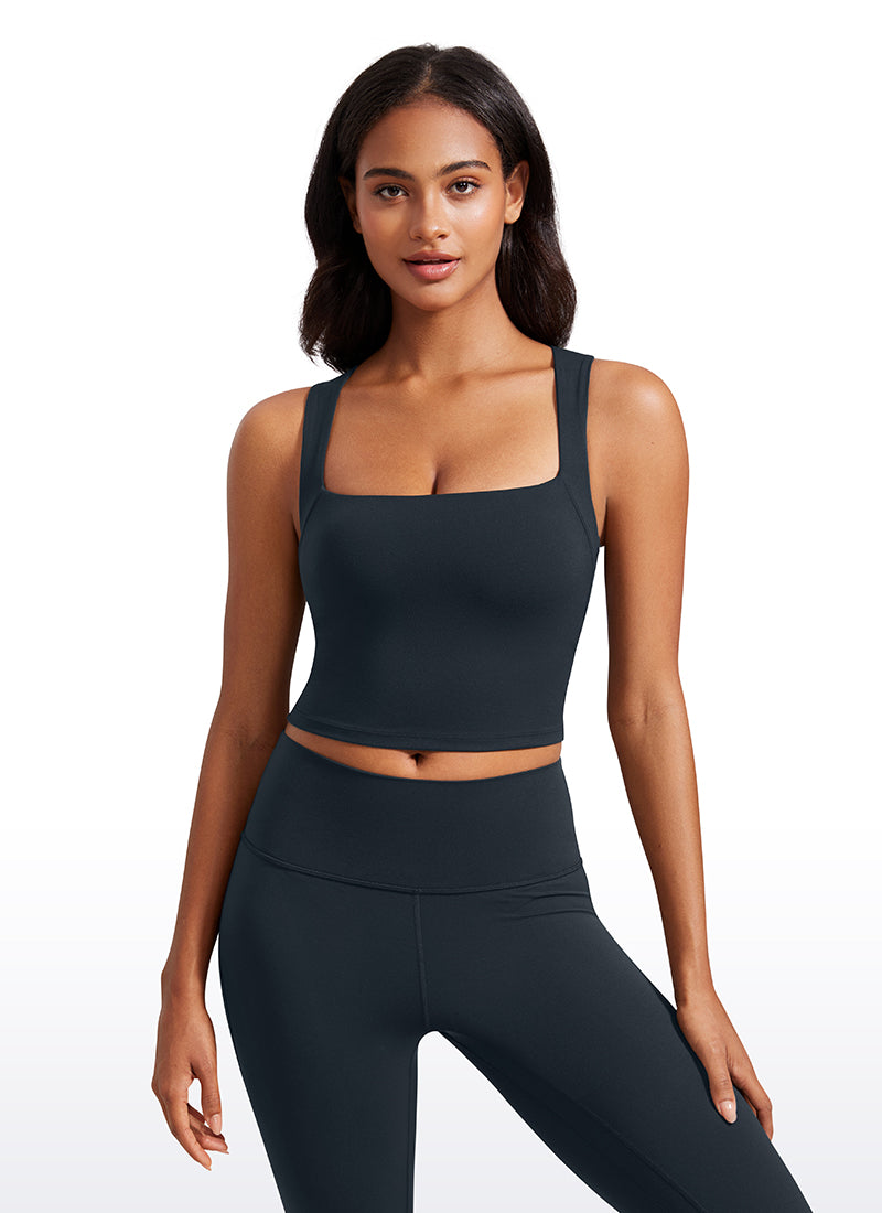 Butterluxe Built in Bra Longline Tank