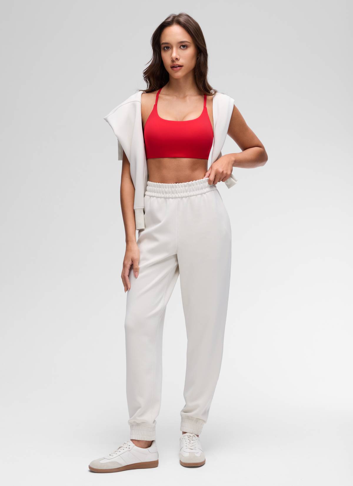 CRZ YOGA Women's Butterluxe Yoga Scoop Neck Twist Cross Back Sport