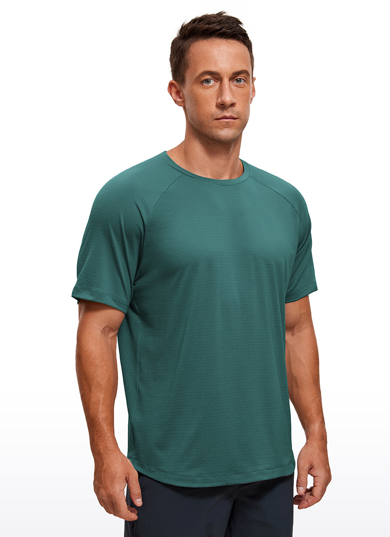 Lightweight Quick Dry Short Sleeves Crew Neck