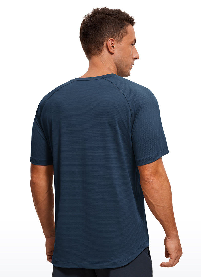 Lightweight Quick Dry Short Sleeves Crew Neck