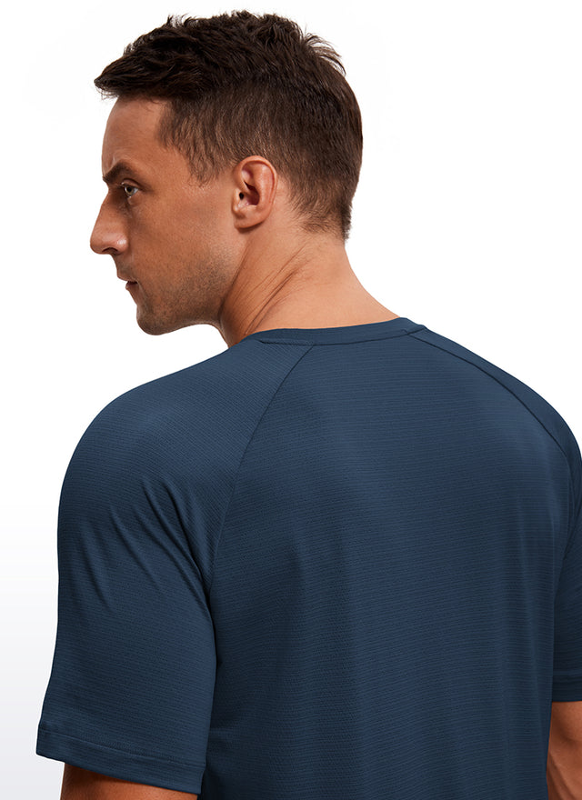 Lightweight Quick Dry Short Sleeves Crew Neck