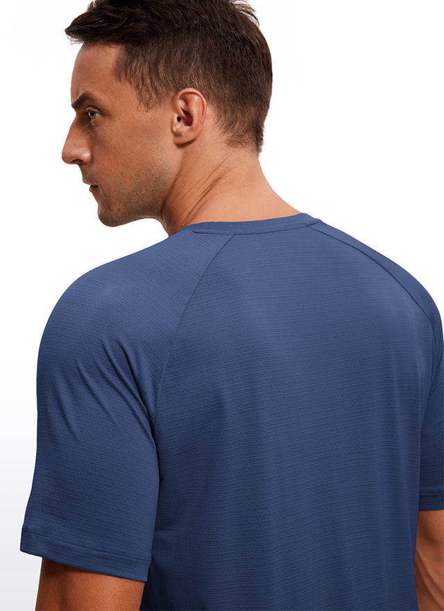 Lightweight Quick Dry Short Sleeves Crew Neck