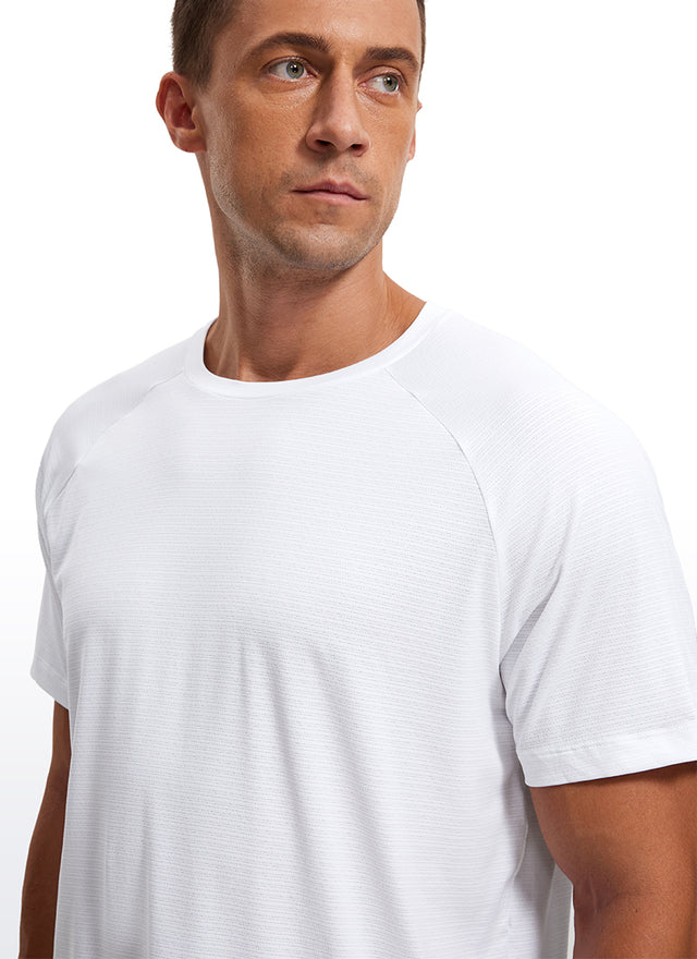 Lightweight Quick Dry Short Sleeves Crew Neck