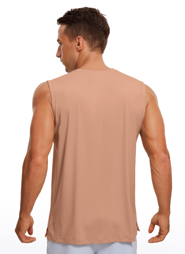 Stretch Quick Dry Tank Tops Crewneck