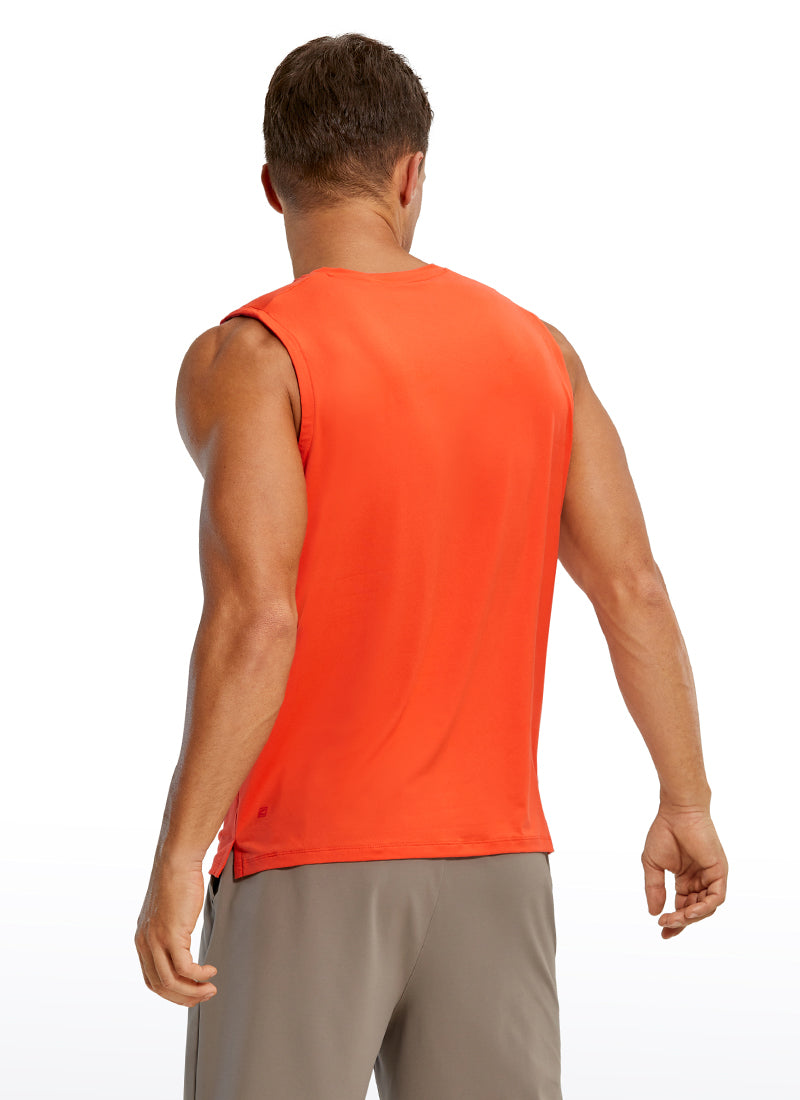 Stretch Quick Dry Tank Tops Crewneck