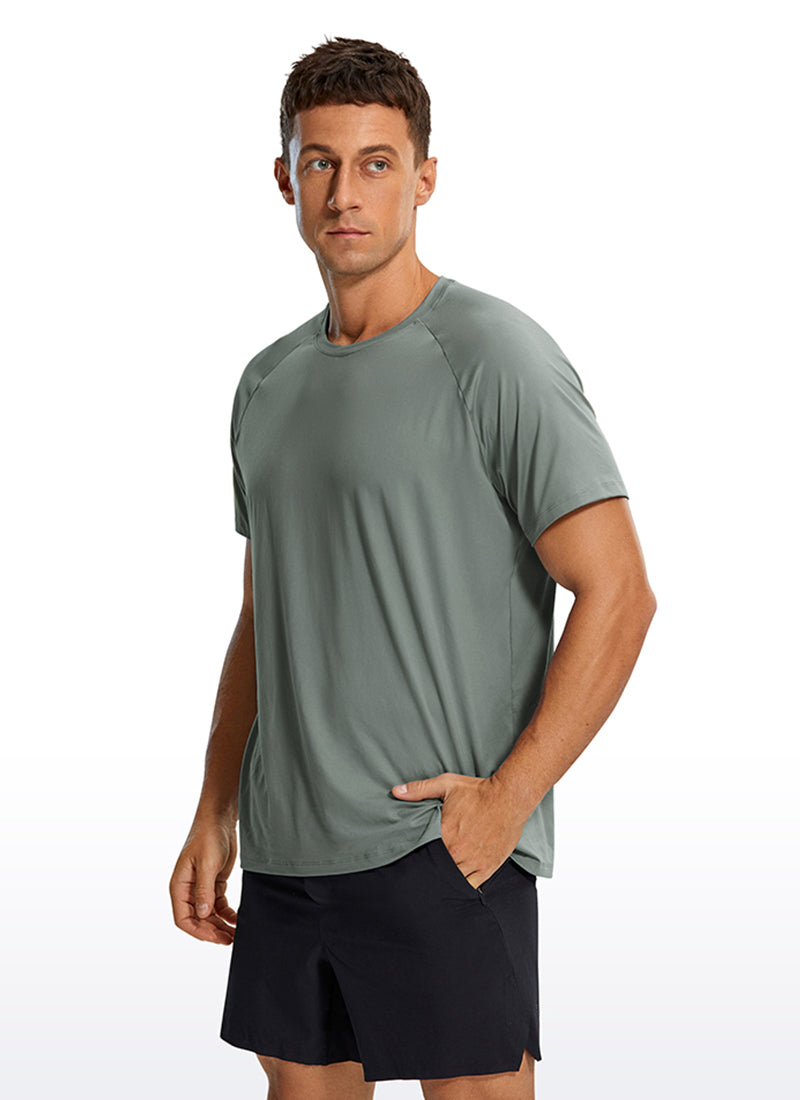 Workout Short Sleeve Round Neck