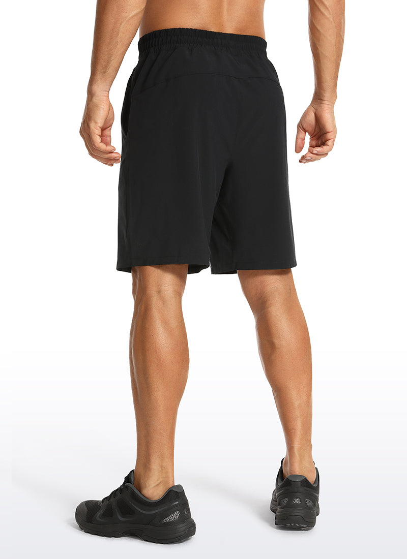 CRZ YOGA Men's Train Run Classic Fit Feathery-Fit Lined Shorts 9