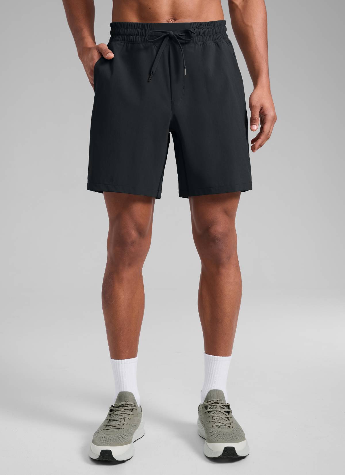 CRZ YOGA Men's Train Classic Fit Feathery-Fit Linerless Shorts 7
