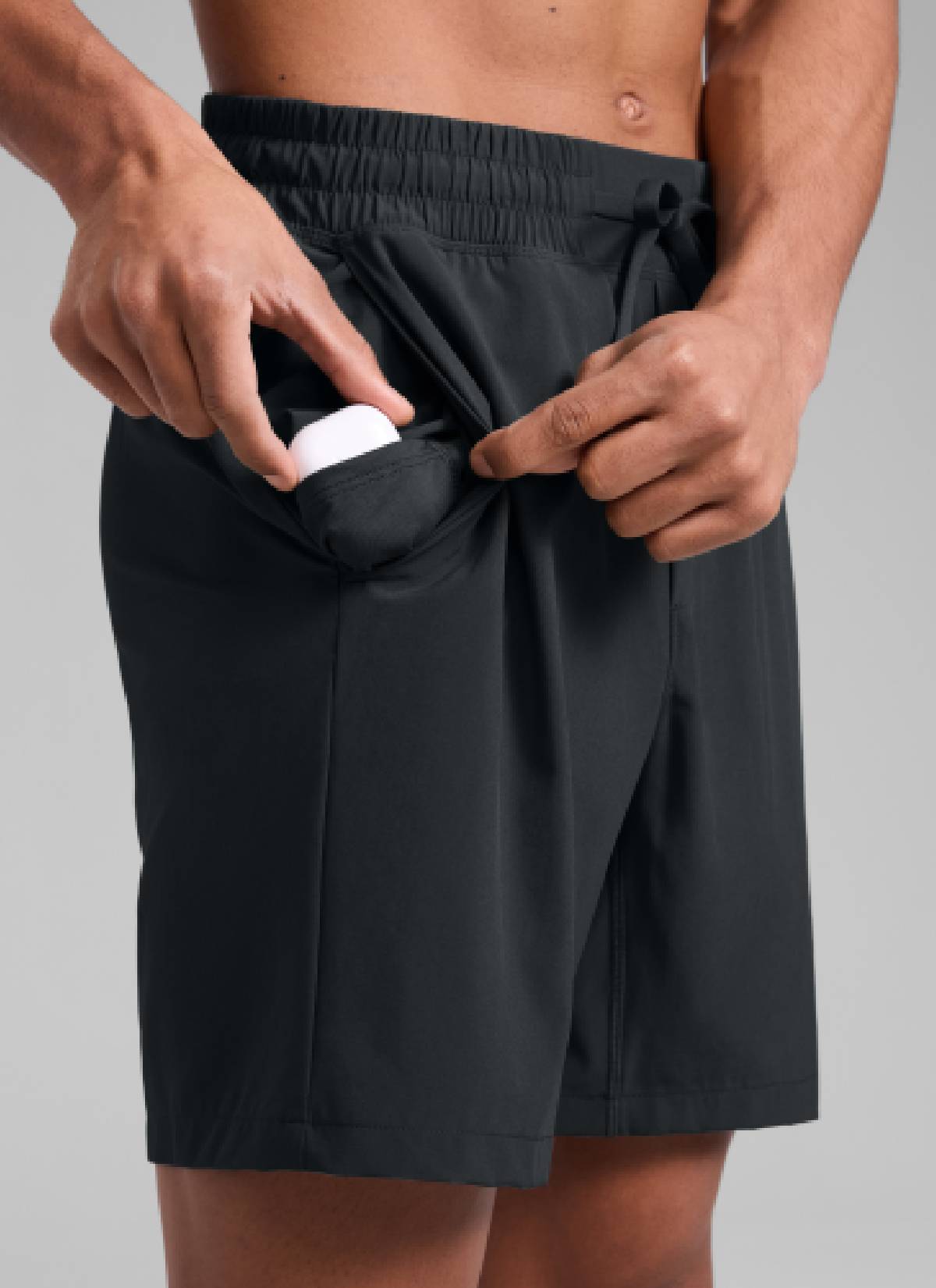 CRZ YOGA Men's Train Classic Fit Feathery-Fit Linerless Shorts 7