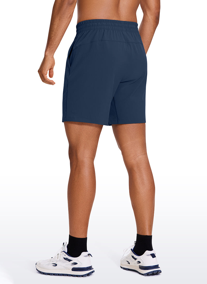 CRZ YOGA Men's Train Classic Fit Feathery-Fit Linerless Shorts 7