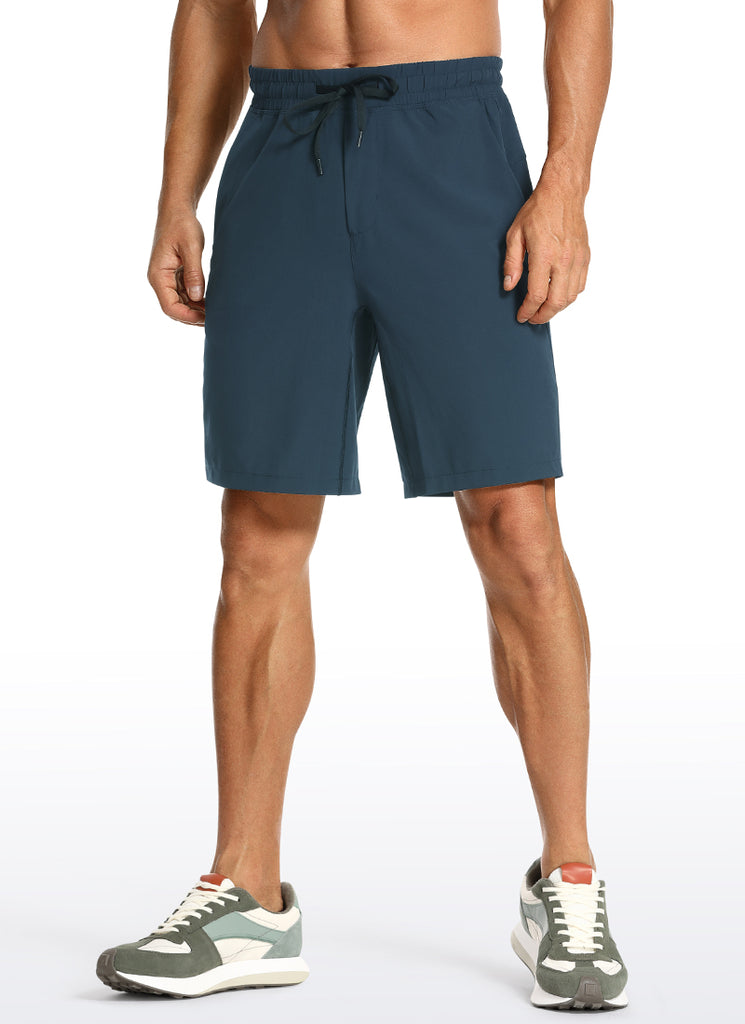 CRZ YOGA Men's Train Classic Fit Feathery-Fit Linerless Shorts 7'' True Navy