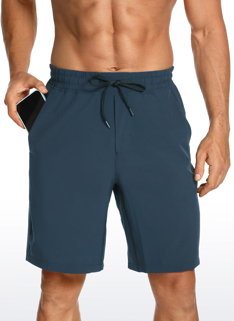 CRZ YOGA Men's Train Classic Fit Feathery-Fit Linerless Shorts 7