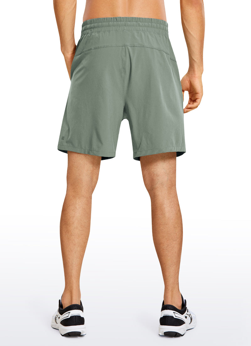 CRZ YOGA Men's Train Classic Fit Feathery-Fit Linerless Shorts 7