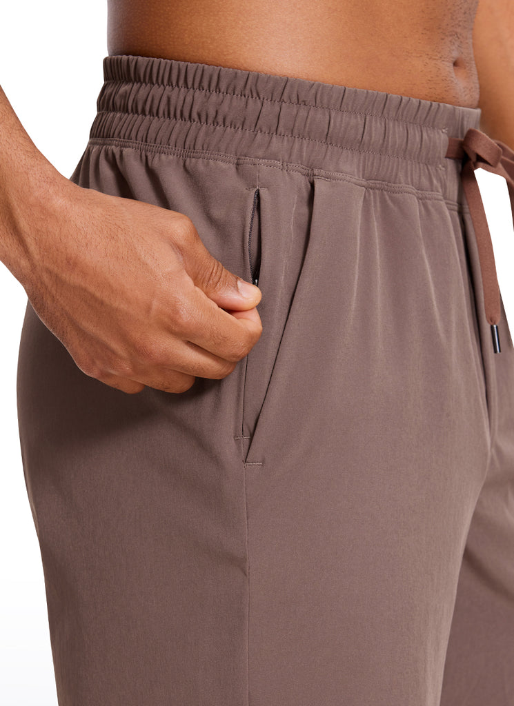 CRZ YOGA Men's Train Classic Fit Feathery-Fit Linerless Shorts 7'' Grey Sage