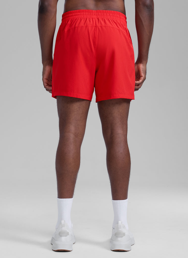 CRZ YOGA Men's Running Feathery-Fit Workout Linerless Shorts 5'' Dark Carbon