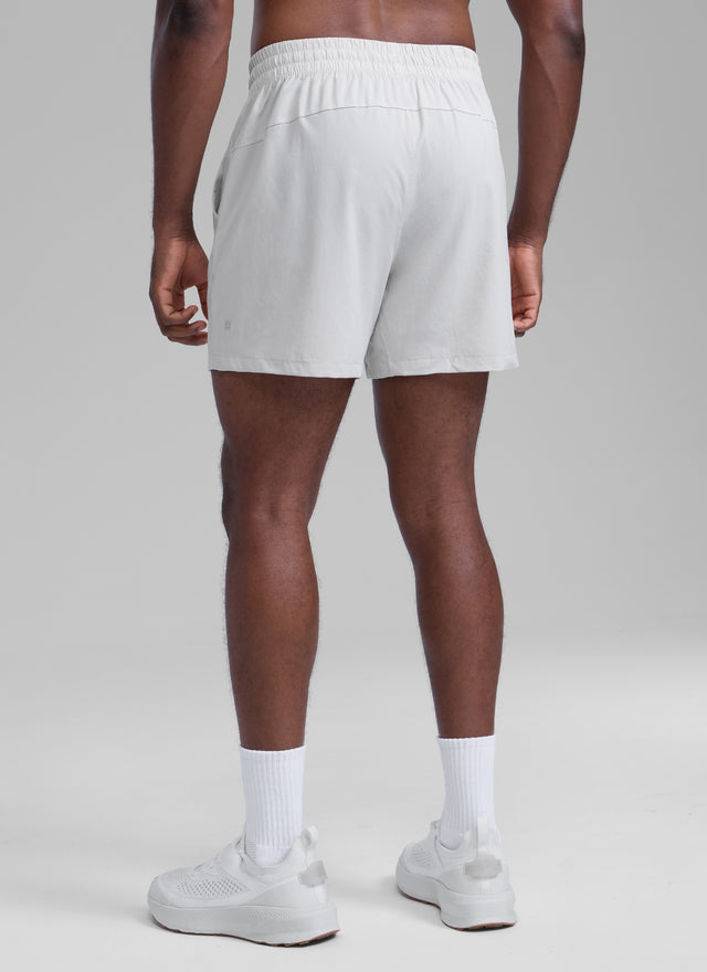 CRZ YOGA Men's Running Feathery-Fit Workout Linerless Shorts 5'' Deep Red